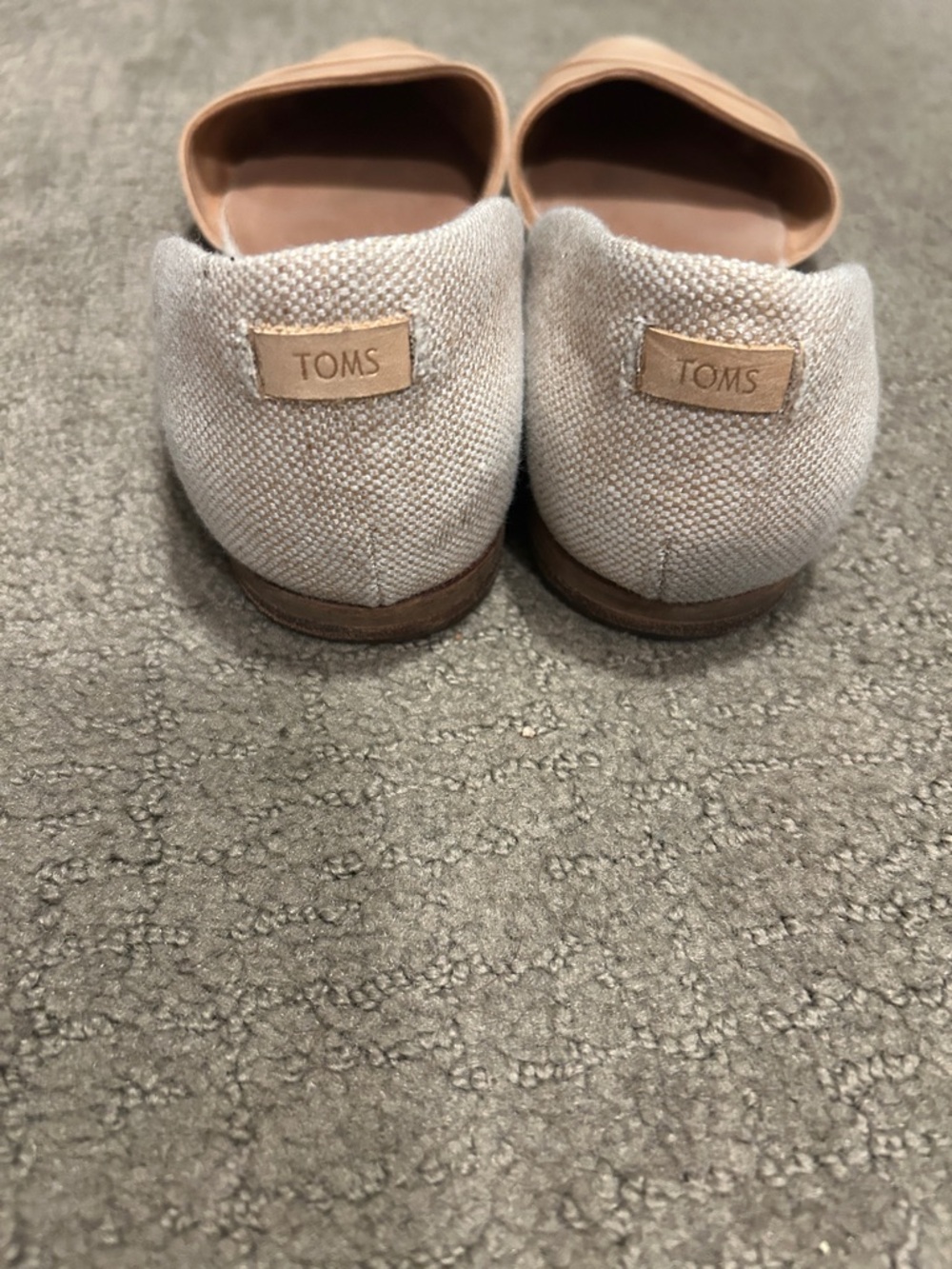 TOMS Women's D'Orsay Flats in Light Nude, Size 8 - Picture 3 of 5